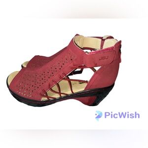 JBU by Jambu SZ 6 Nelly encore wedge sandals.